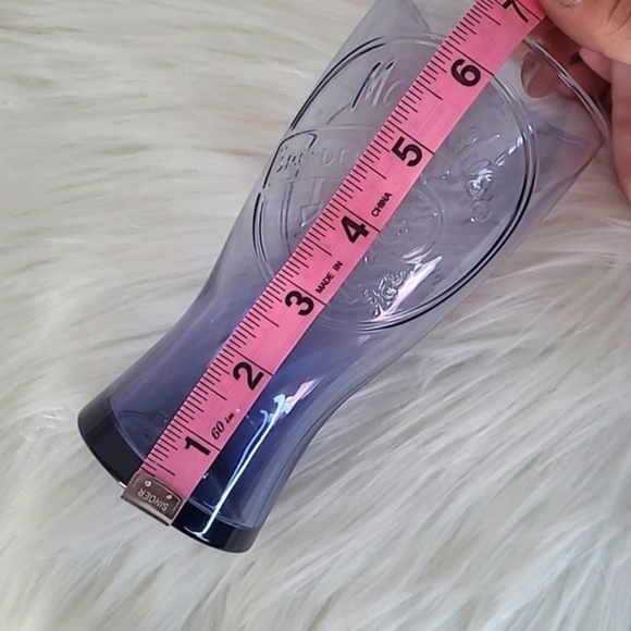 Vintage Purple Glass McDonald's Promotional Collectible Pint Glass Cup 7 Inch - Picture 11 of 11